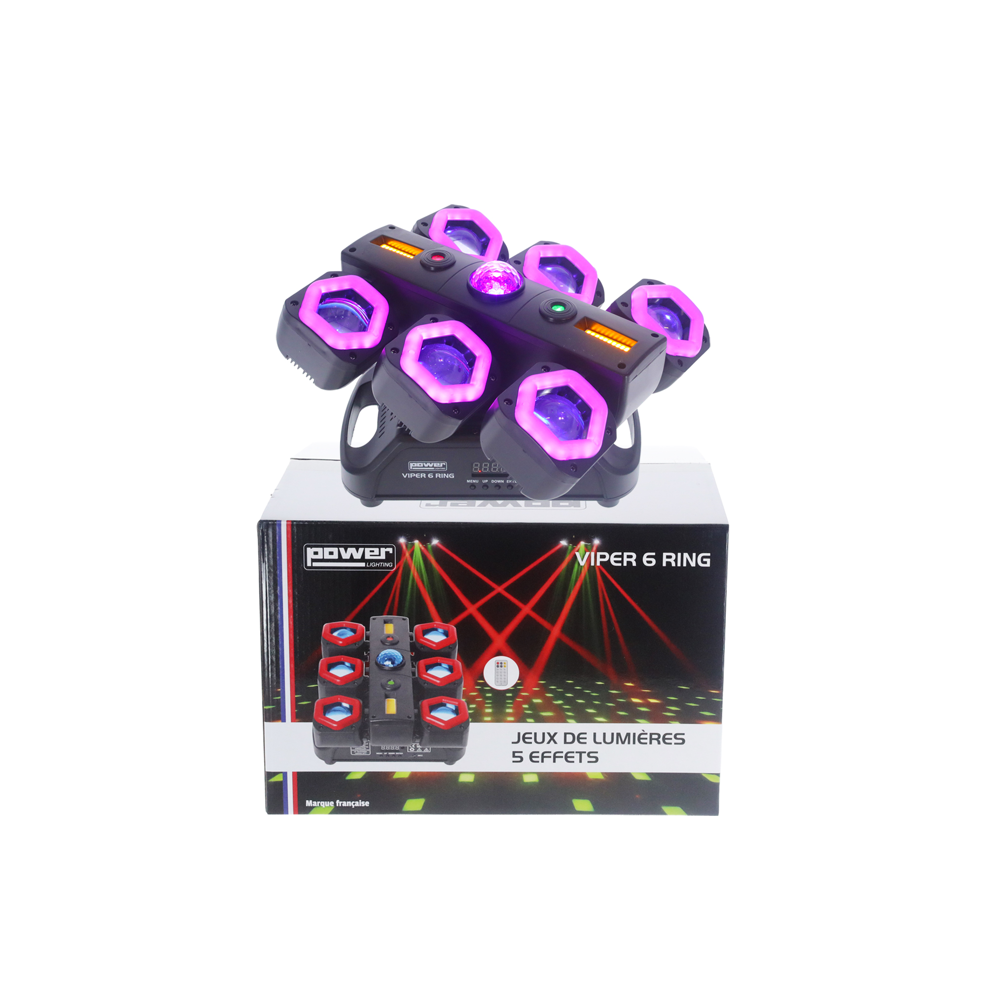 Power Lighting Viper 6 Ring - Derby - Variation 9