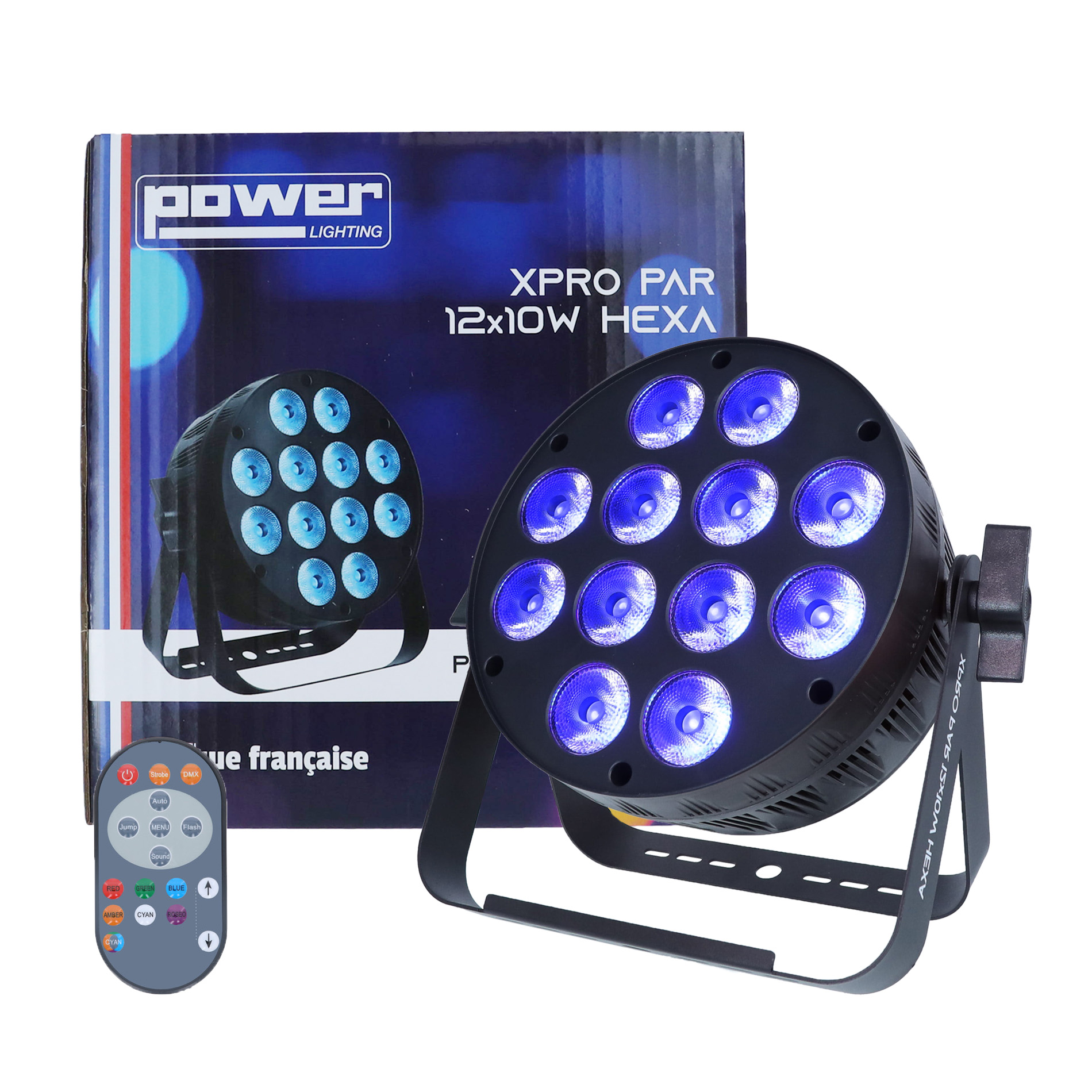 Power Lighting Xpro Par 12x10w Hexa - LED spotlights - Variation 9