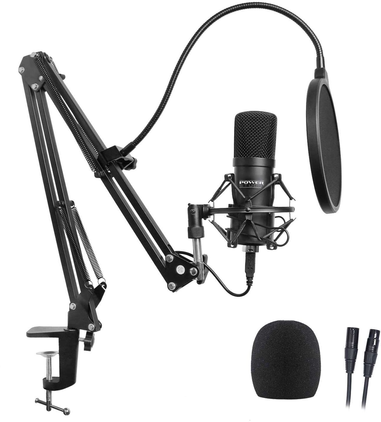 Vibe B1 Bundle XLR Microphone pack with stand Power studio