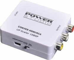 Connector adapter Power studio Conver HDMI RCA