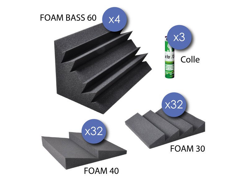 Power Studio Studio Foam Kit 68 - Panel for acoustic treatment - Variation 2