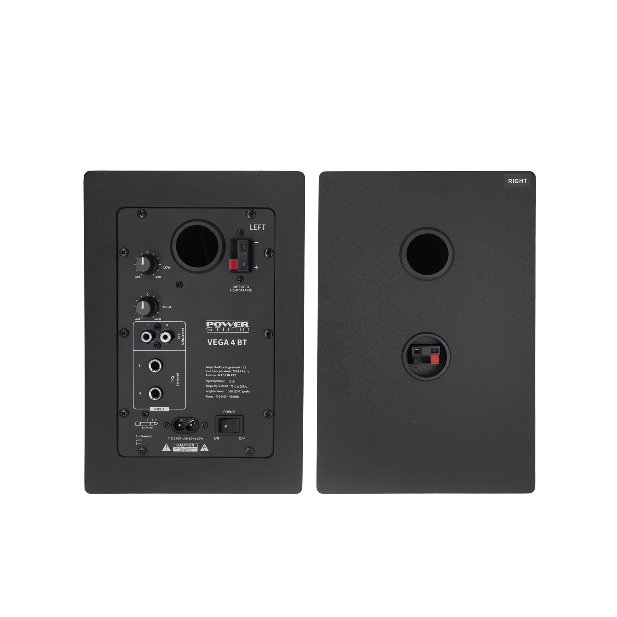 Power Studio Vega 4 Bt - La Paire - Active studio monitor - Variation 2