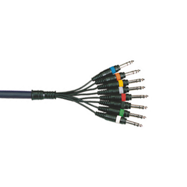 Yellow Cable OC11 Câble Multipaires Jack 6,35 Mm TS - XLR Femelle 8 Paires 5m