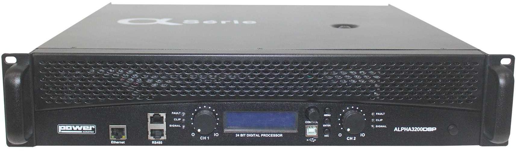 Power amplifier stereo Power Alpha 3200 Dsp