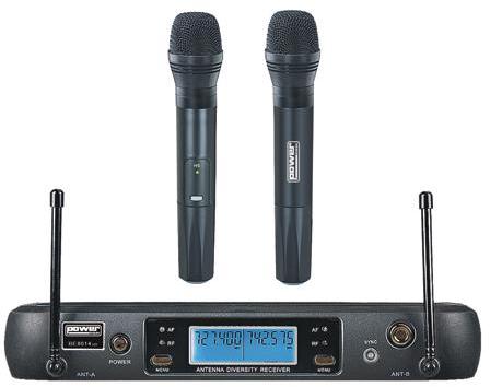Wireless handheld microphone Power BE 8014 MH