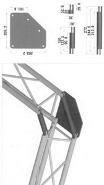 Power M1603 Angle - - Trussing junction kit - Main picture