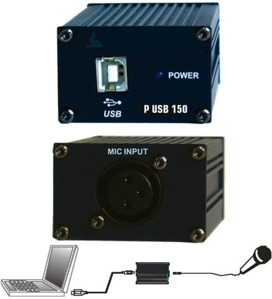 Usb audio interface Power P USB 150