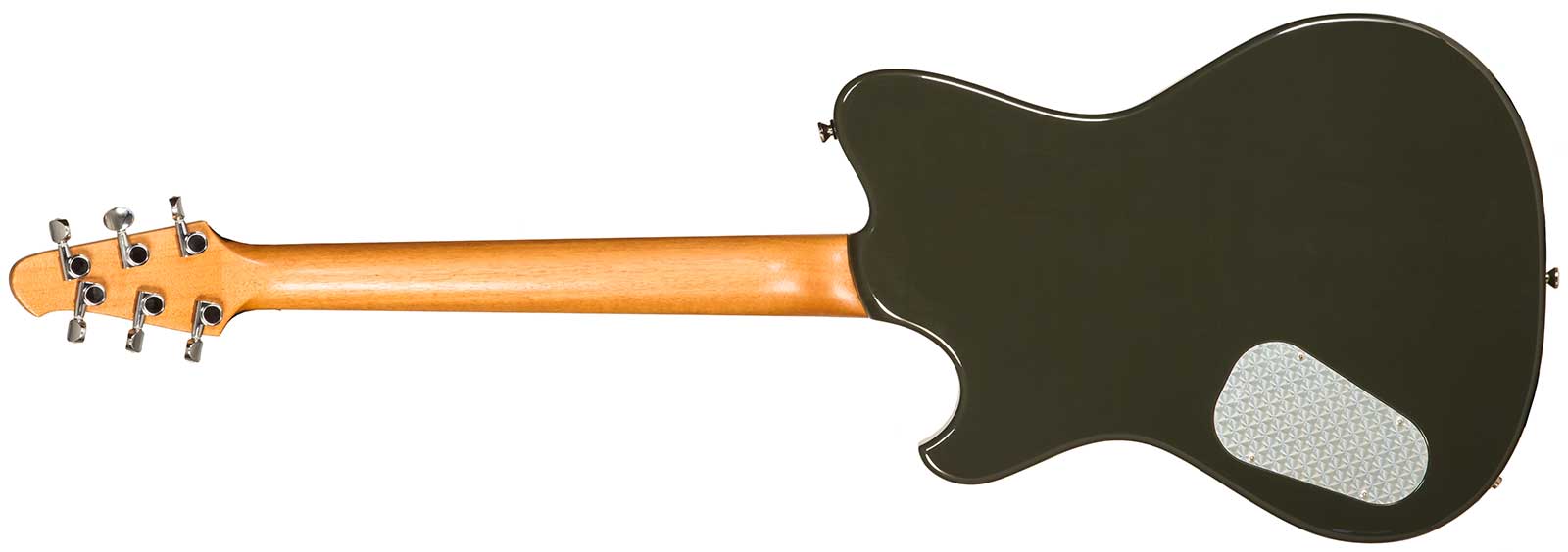 Powers Electric A-type 2s Ff42 Ht Mn #a494 - Black Olive - Retro rock electric guitar - Variation 1