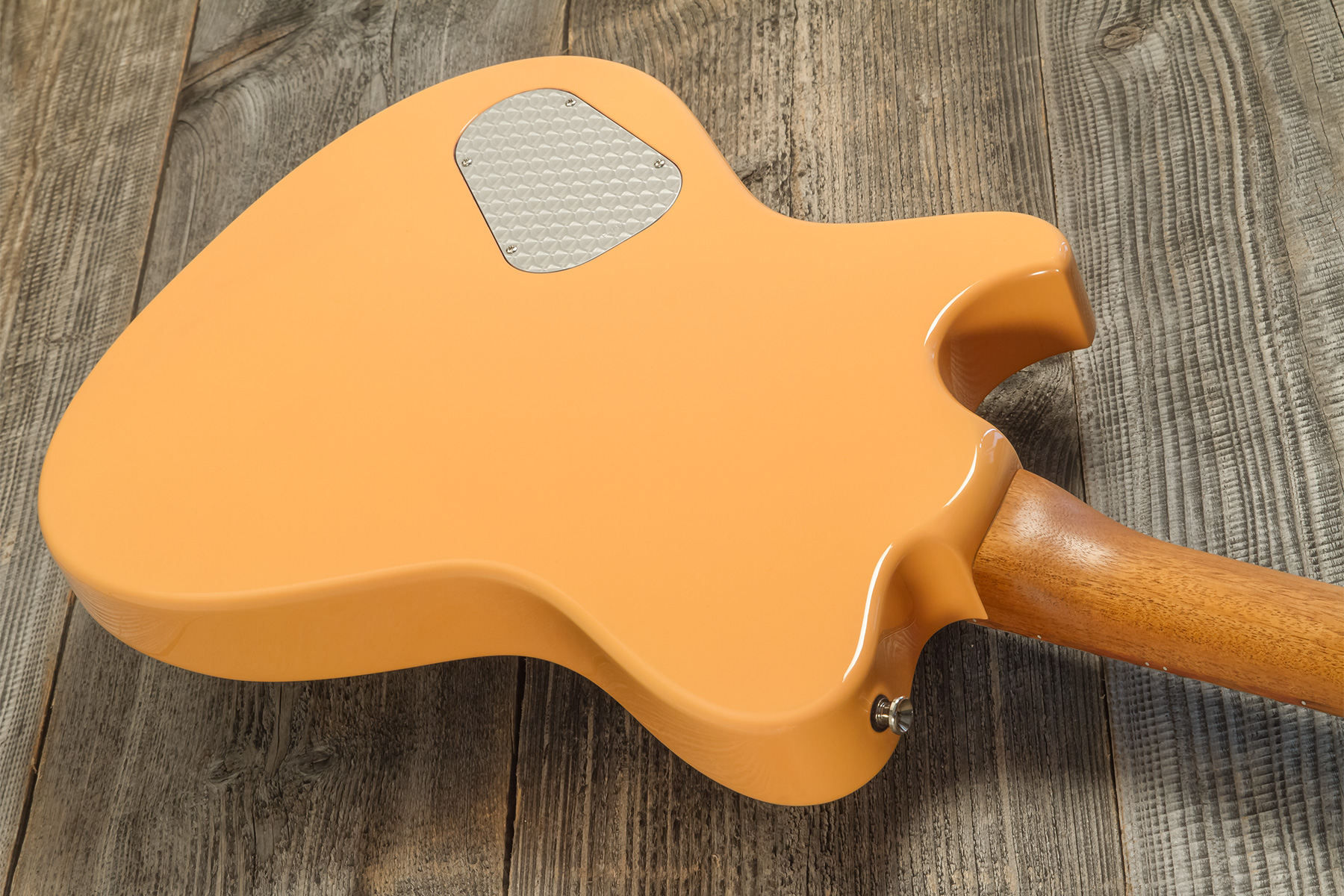 Powers Electric A-type 2s Pf42 Ht Mn #a428 - Creamsicle - Retro rock electric guitar - Variation 5