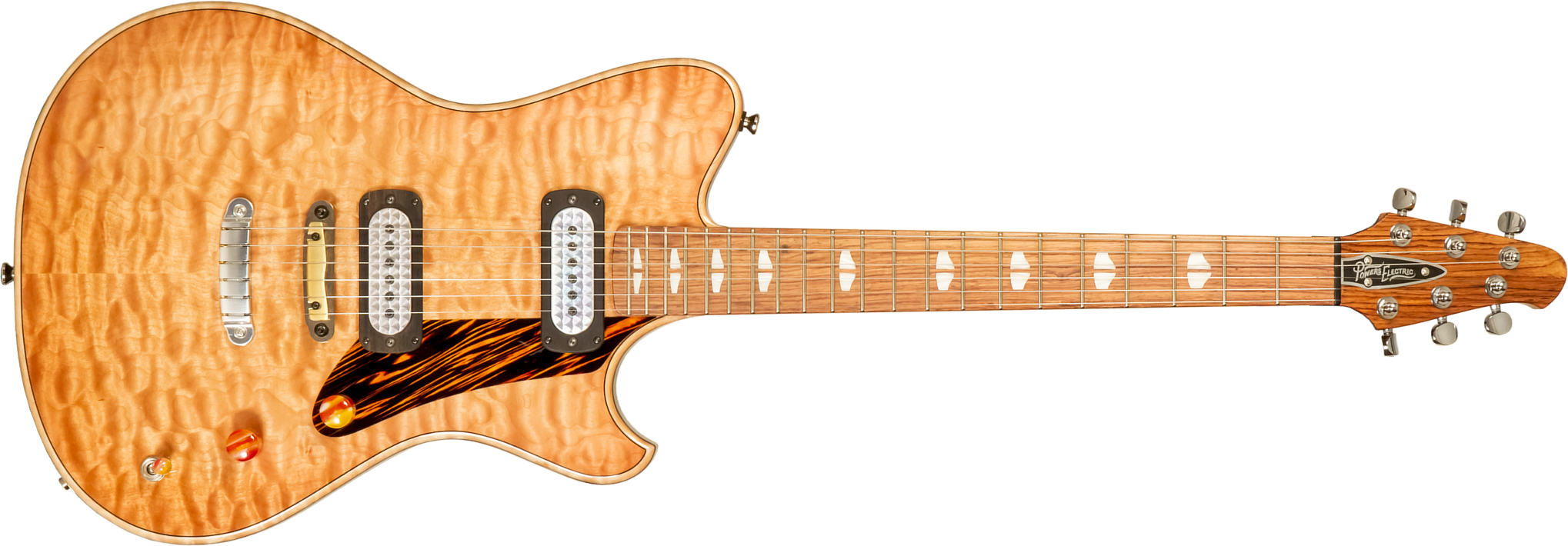 Powers Electric A-type 2s Ff42 Ht Mn #a504 - Pale Ale - Retro rock electric guitar - Main picture