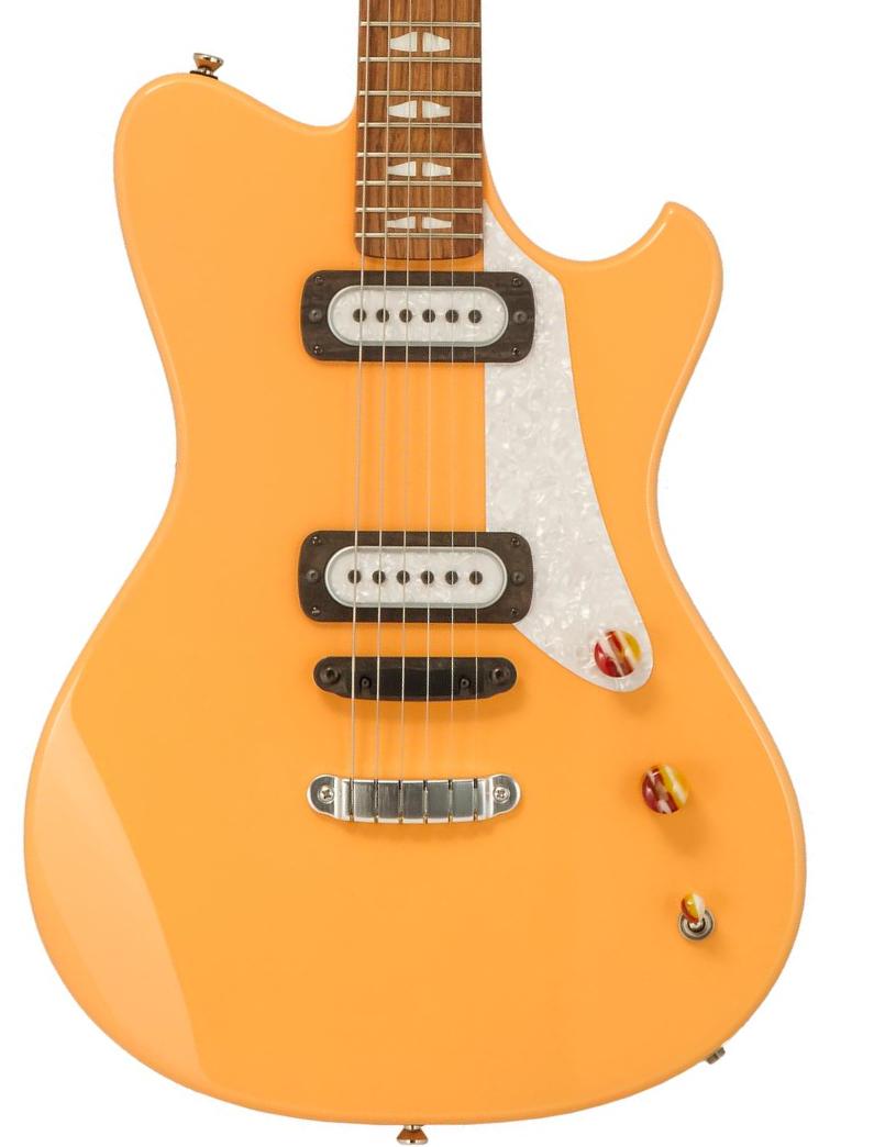 Retro rock electric guitar Powers electric A-Type #A428 - Creamsicle