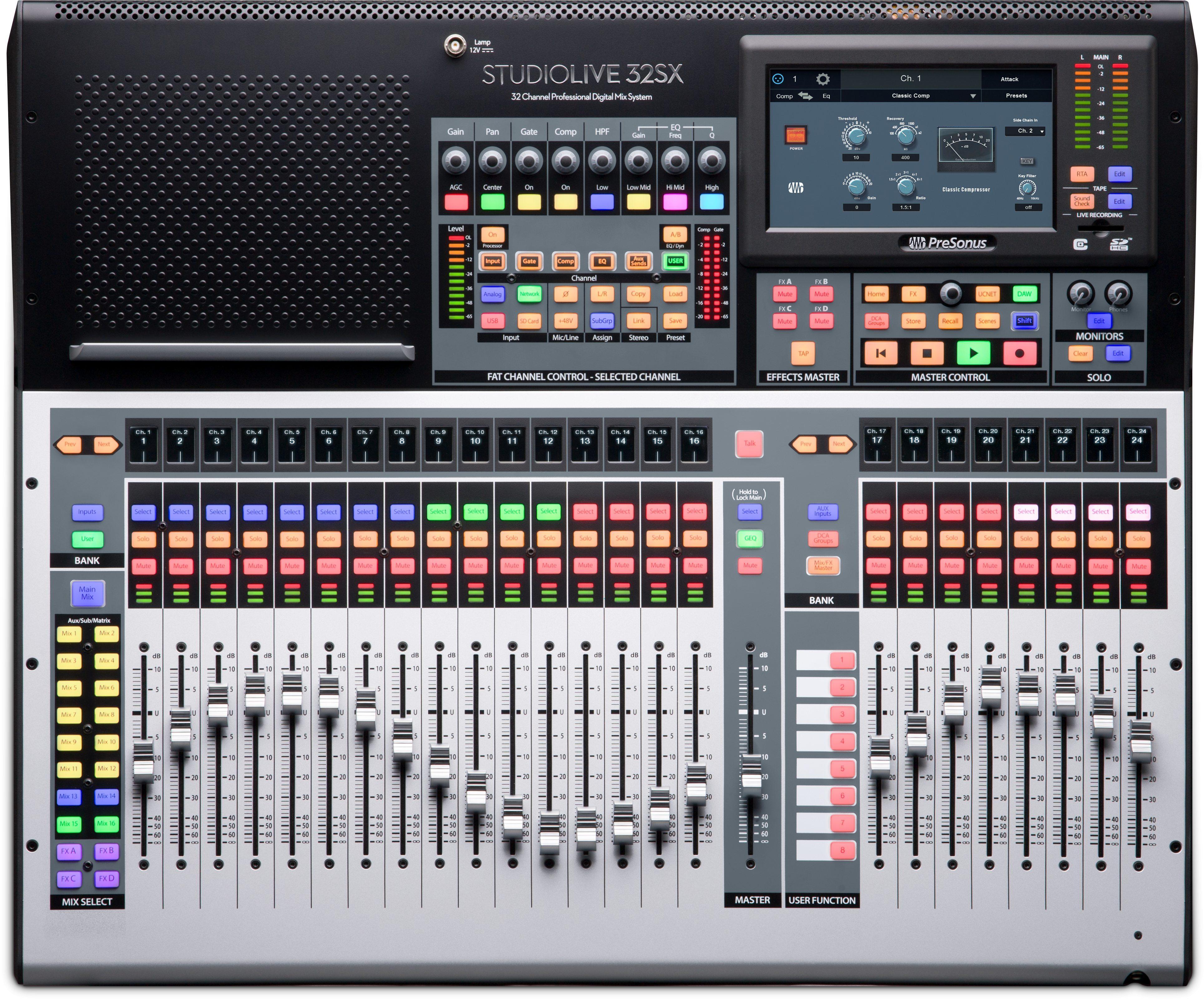 Digital mixing desk Presonus StudioLive 32SX