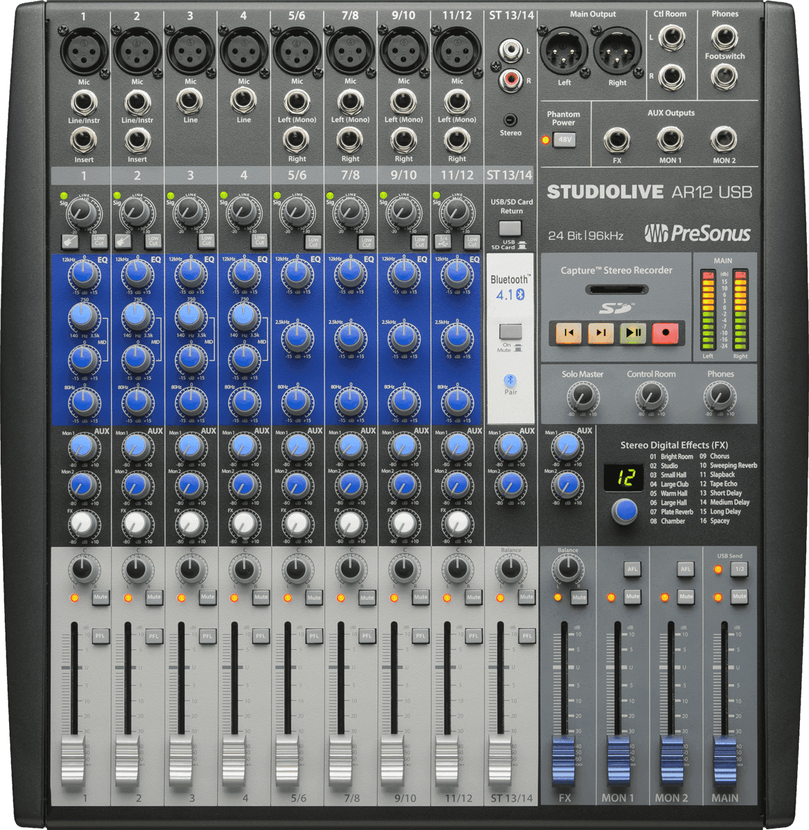 Presonus Studiolive Ar12 Usb - Analog mixing desk - Main picture