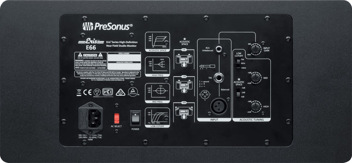 Presonus Eris E66 - La PiÈce - Active studio monitor - Variation 1