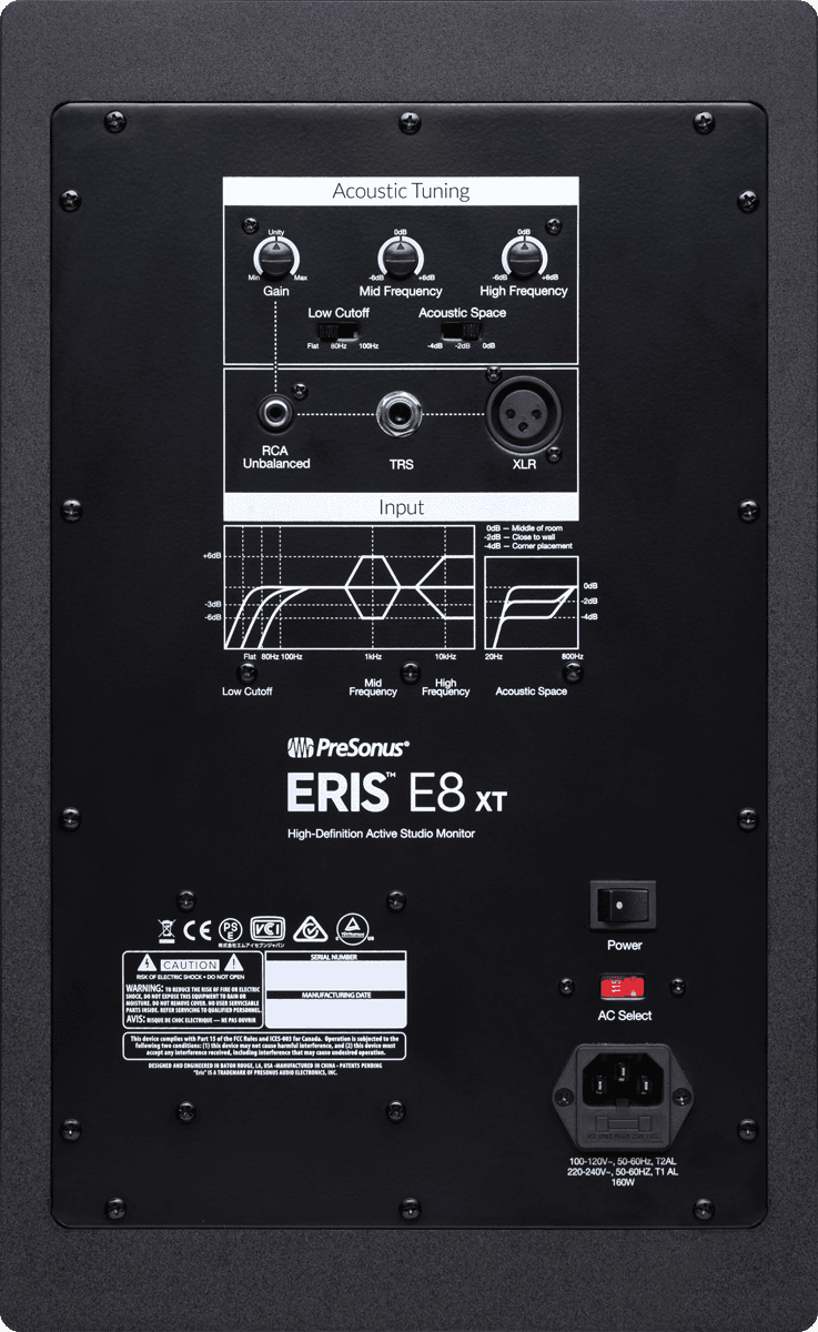 Presonus Eris E8 Xt - La PiÈce - Active studio monitor - Variation 1