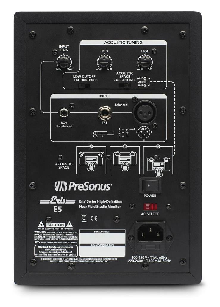 Presonus Eris E5 - La PiÈce - Active studio monitor - Variation 1