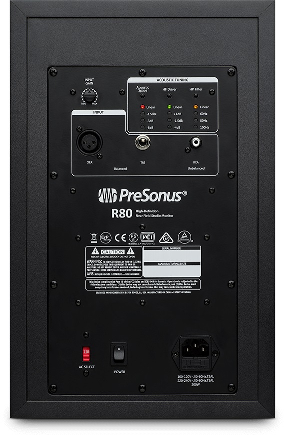 Presonus R80 - La PiÈce - Active studio monitor - Variation 2