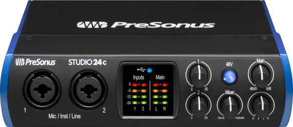 Usb audio interface Presonus Studio 24C