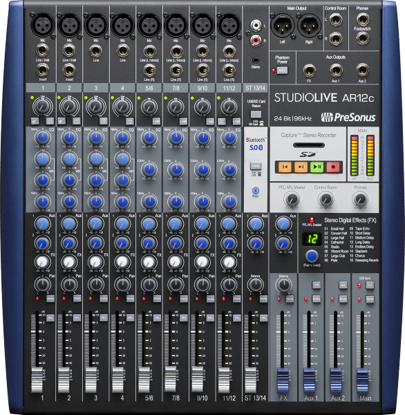 Analog mixing desk Presonus StudioLive AR12c