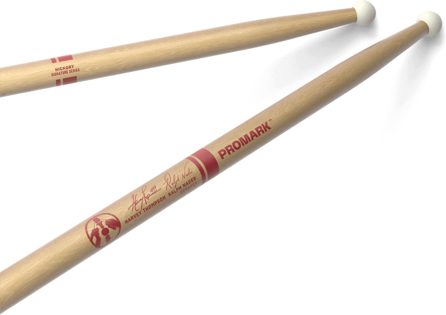 Pro Mark Baguettes De Fanfare Byos Signature « Scrapes », Olive En Nylon - Drum stick - Main picture