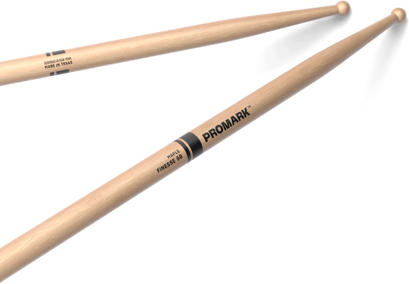 Pro Mark Finesse 5b Maple Drumstick, Small Round Wood Tip - Drum stick - Main picture