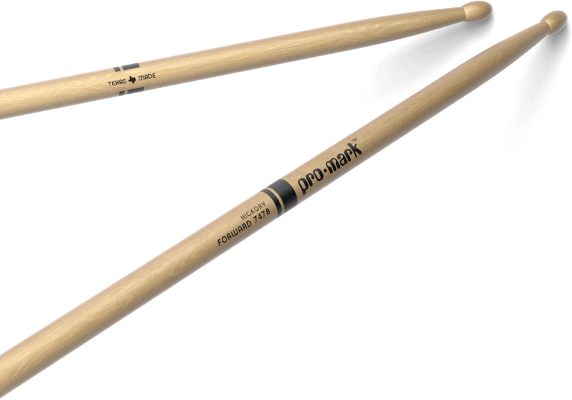 Pro Mark Hickory Olive Bois Super Rock 747b - Drum stick - Main picture