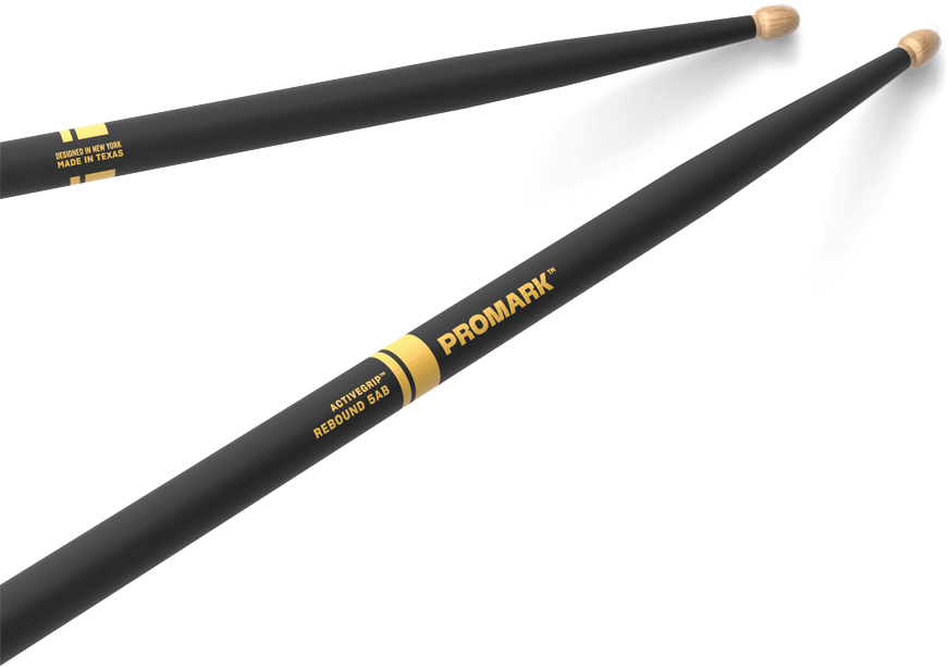 Pro Mark R5abag Rebound 5ab Activegrip Hickory Drumstick, Acorn Wood Tip - Drum stick - Main picture