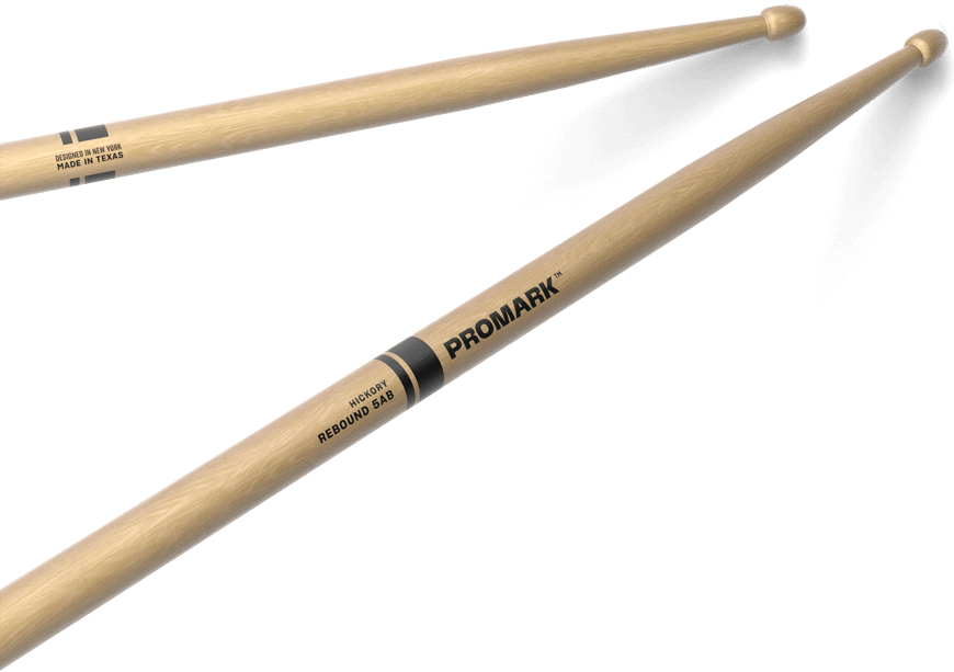 Pro Mark Rbh580aw Rebound 5ab Hickory Drumstick, Acorn Wood Tip - Drum stick - Main picture