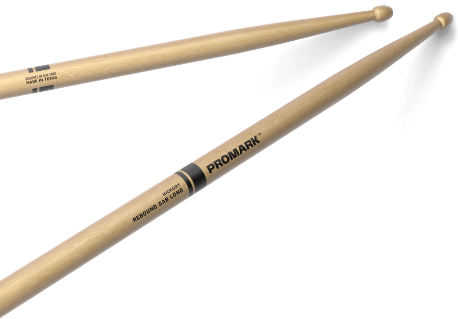 Pro Mark Rbh580law Rebound 5ab Long Hickory Drumstick, Acorn Wood Tip - Drum stick - Main picture