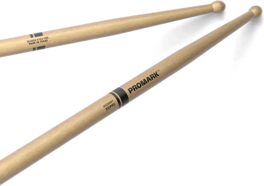 Pro Mark Txdcpm1w Hickory Marching Drumstick, Wood Tip - Drum stick - Main picture