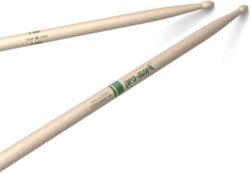 Drum stick Pro mark ProMark Baguettes « The Natural » par ProMark en Hickory 5A, olive en bois