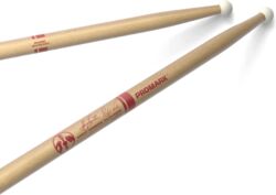 Drum stick Pro mark Baguettes de fanfare BYOS signature « Scrapes », olive en nylon