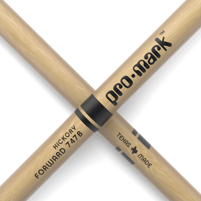 Pro Mark Hickory Olive Bois Super Rock 747b - Drum stick - Variation 1