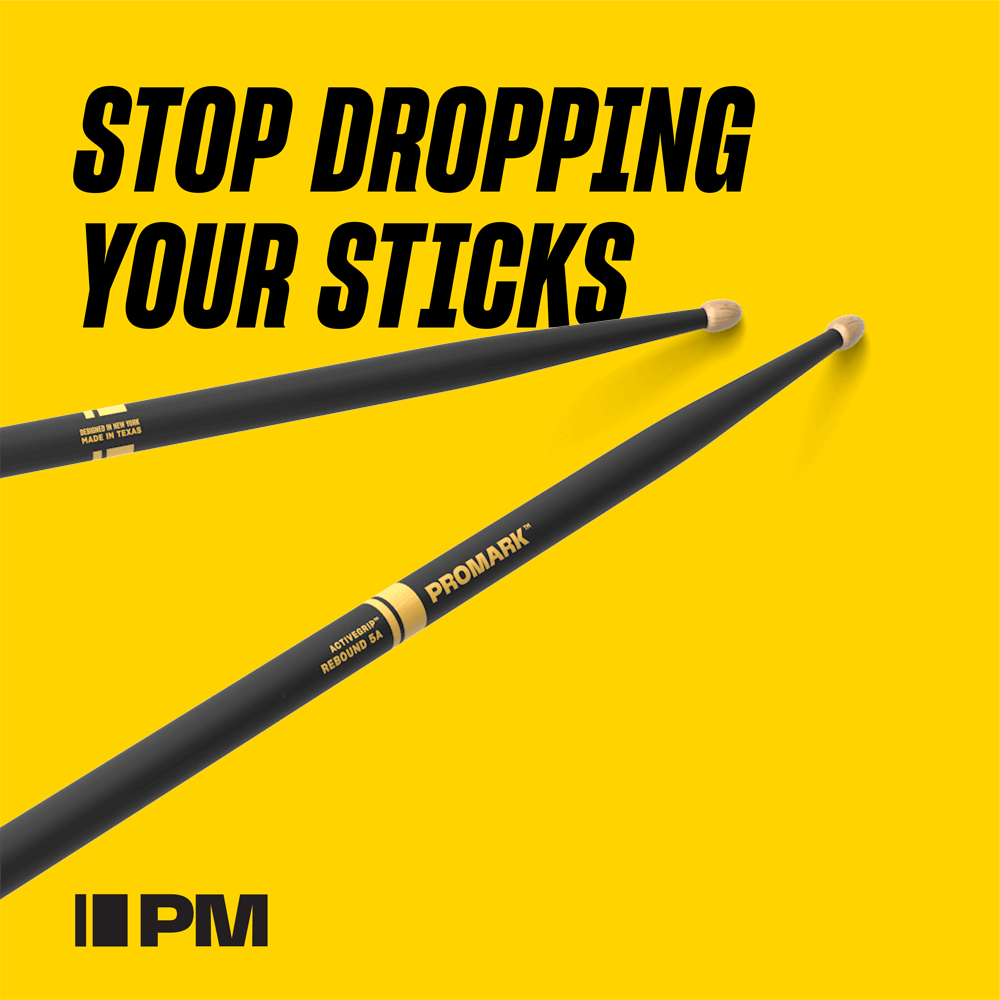 Pro Mark R5abag Rebound 5ab Activegrip Hickory Drumstick, Acorn Wood Tip - Drum stick - Variation 1