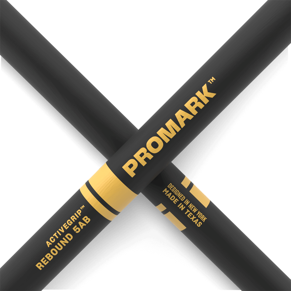 Pro Mark R5abag Rebound 5ab Activegrip Hickory Drumstick, Acorn Wood Tip - Drum stick - Variation 7