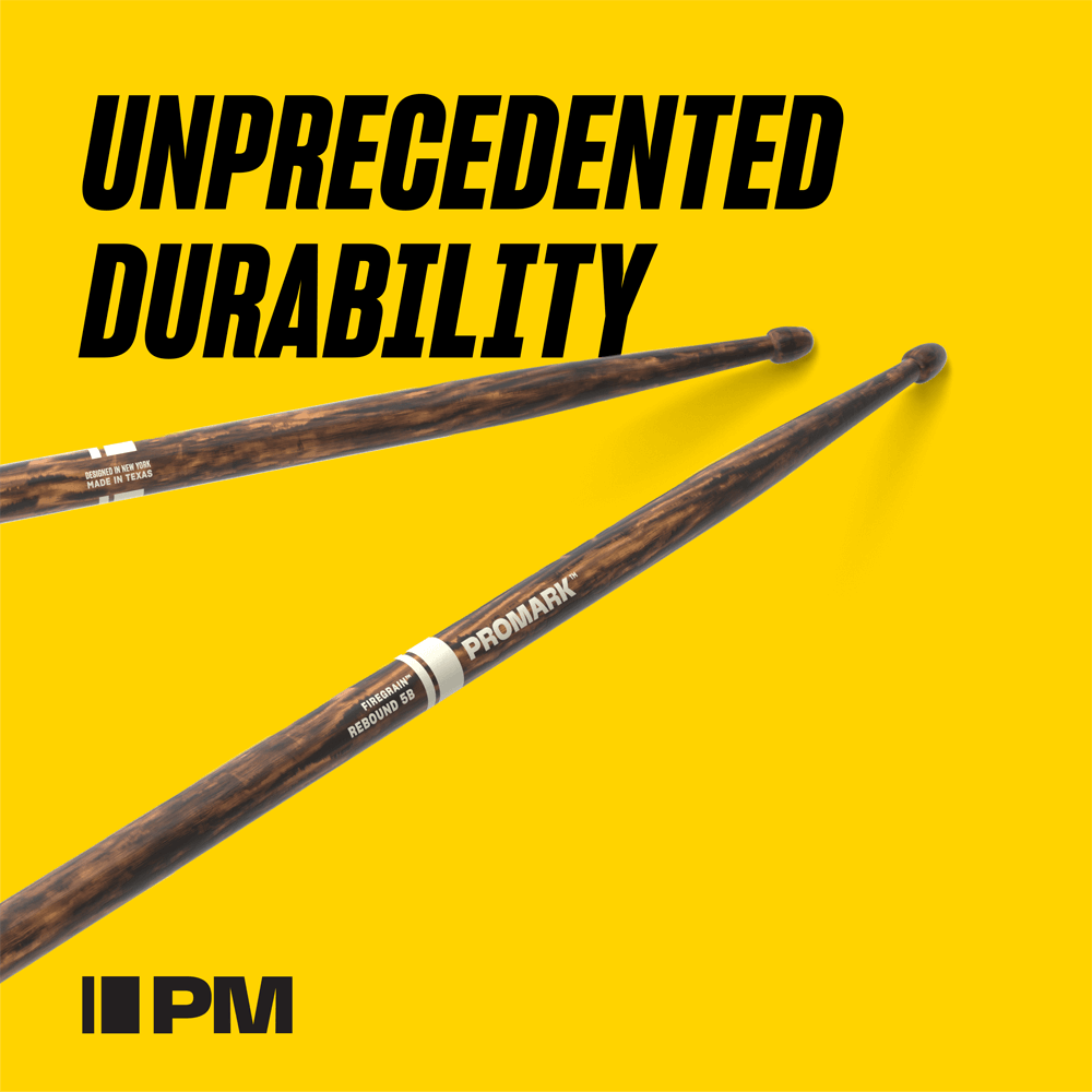 Pro Mark R5abfg Rebound 5ab Firegrain Hickory Drumstick, Acorn Wood Tip - Drum stick - Variation 2