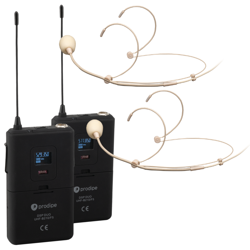 Prodipe Dsp Duo Uhf-b210 Headset - Wireless Lavalier microphone - Variation 1