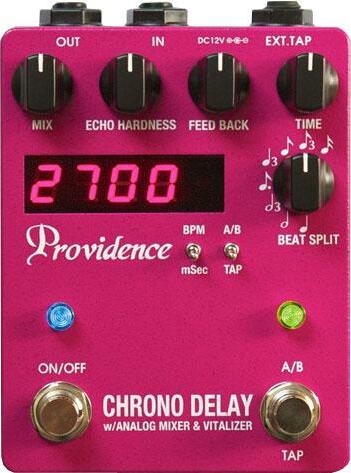 Providence Dly-4 Chrono Delay - Reverb, delay & echo effect pedal - Main picture