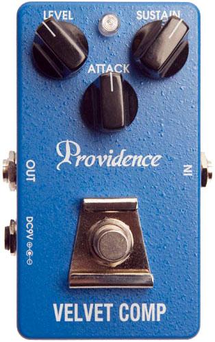 Compressor, sustain & noise gate effect pedal Providence Velvet Comp VLC-1