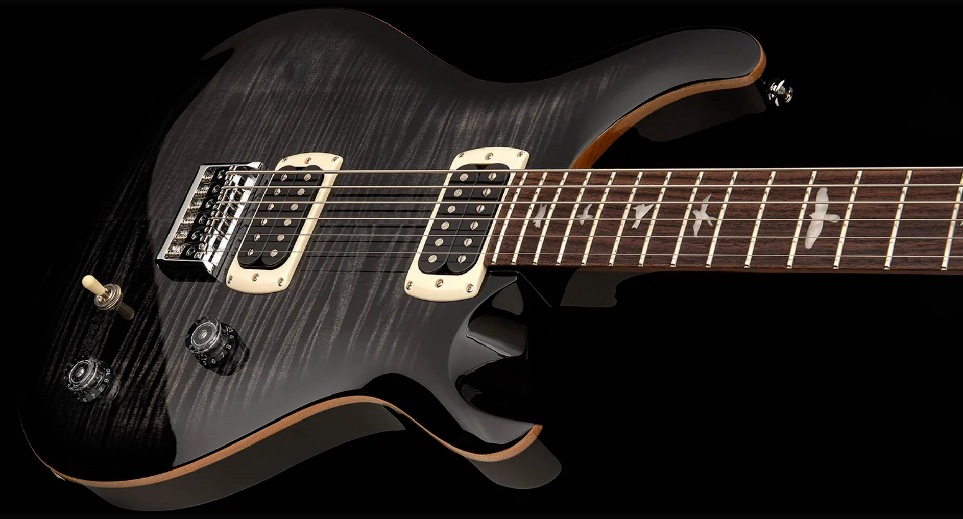 Prs 277 Se (wing Tuners) Baritone 2h Ht Eb - Charcoal Burst - Baritone guitar - Variation 3