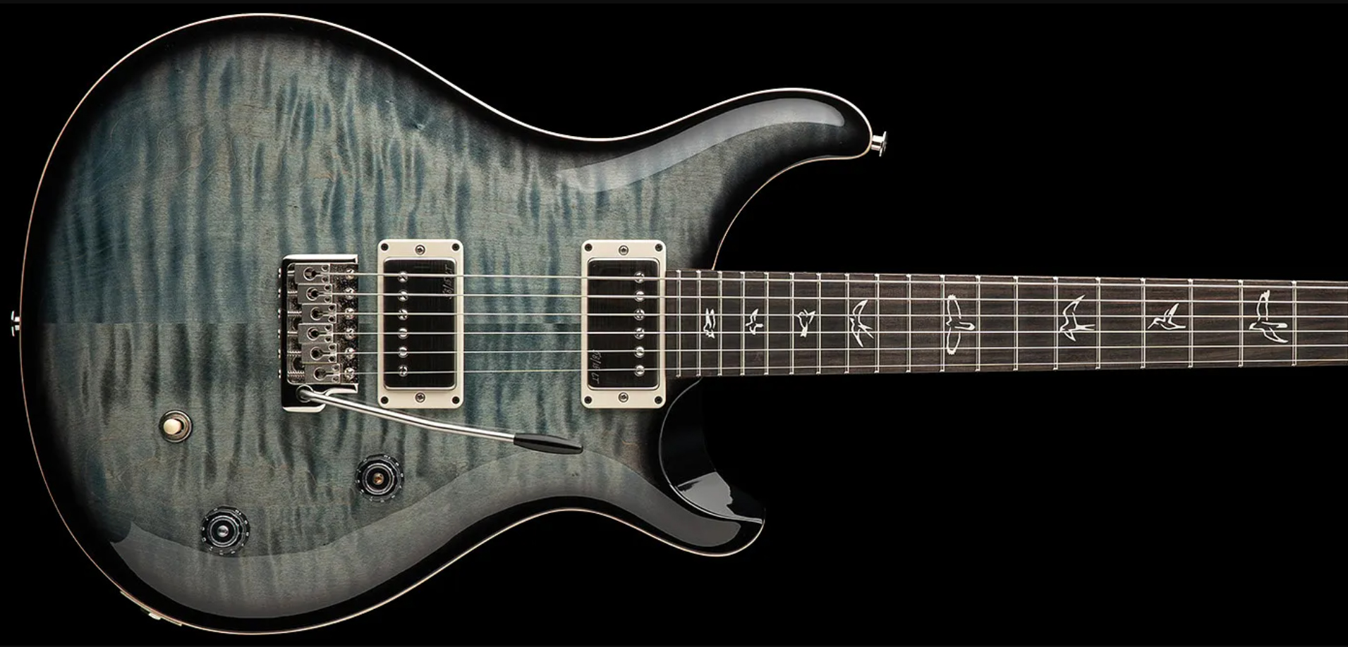 Prs Ce 22 Bolt-on Usa Ltd 2h Trem Rw - Faded Blue Smokeburst - Double cut electric guitar - Variation 2