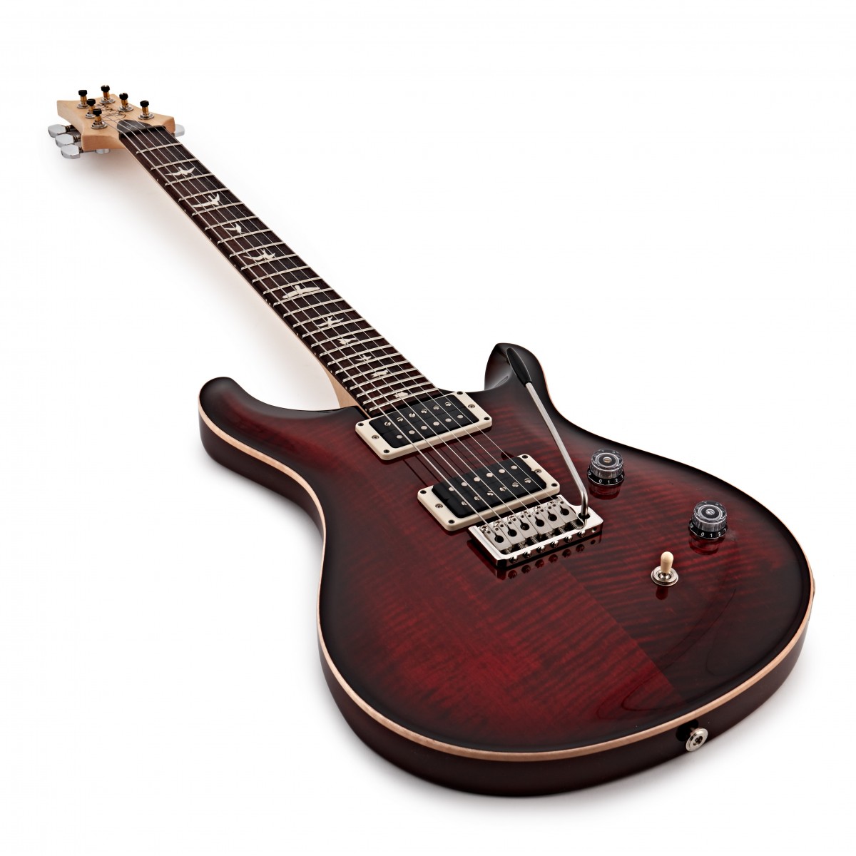 Prs Ce 24 Bolt-on Usa Hh Trem Rw - Fire Red Burst - Double cut electric guitar - Variation 2