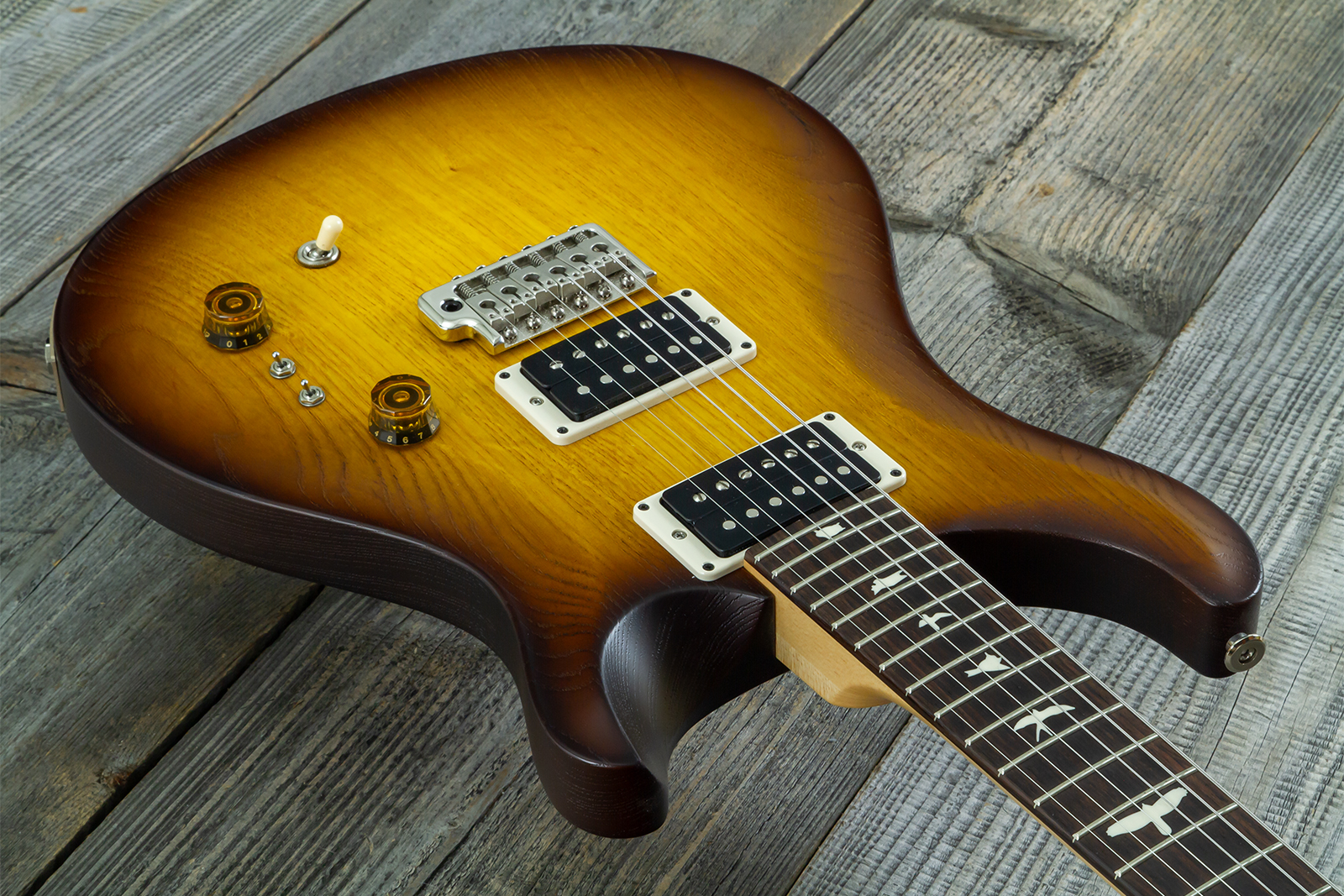 Prs Ce24-08 Swamp Ash Hand-signed Usa 2h Trem Rw #0397253 - Mccarty Tobacco Burst - Double cut electric guitar - Variation 2