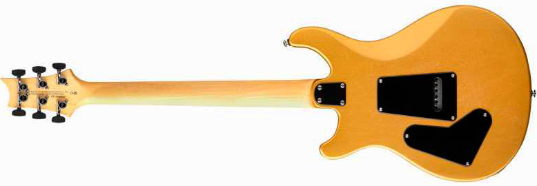 Prs Ce24 Standard Satin Wing Tuners Se Bolt-on 2h Trem Rw - Metallic Gold - Double cut electric guitar - Variation 1