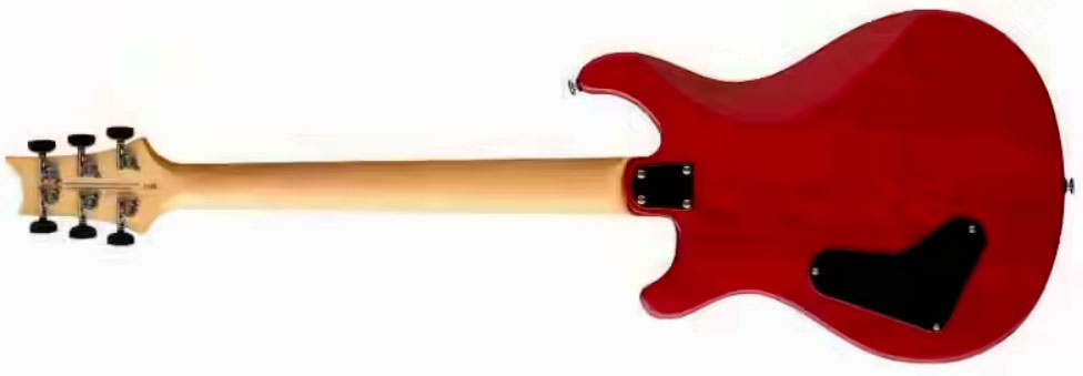 Prs Ce24 Standard Stoptail Satin Se Bolt-on 2h Trem Rw - Vintage Cherry - Double cut electric guitar - Variation 1