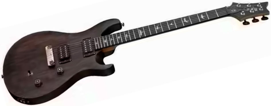 Prs Ce24 Standard Stoptail Satin Se Bolt-on 2h Trem Rw - Charcoal Burst - Double cut electric guitar - Variation 2