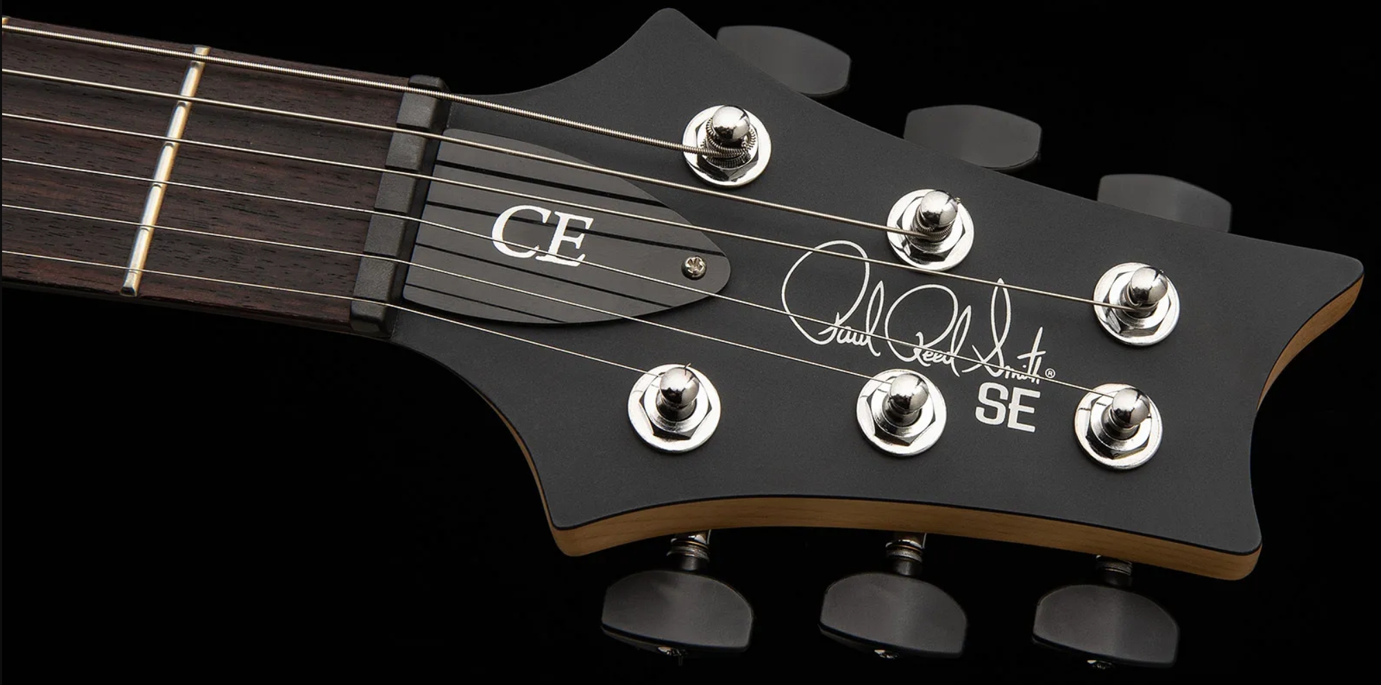 Prs Ce24 Standard Stoptail Satin Se Bolt-on 2h Trem Rw - Charcoal Burst - Double cut electric guitar - Variation 5