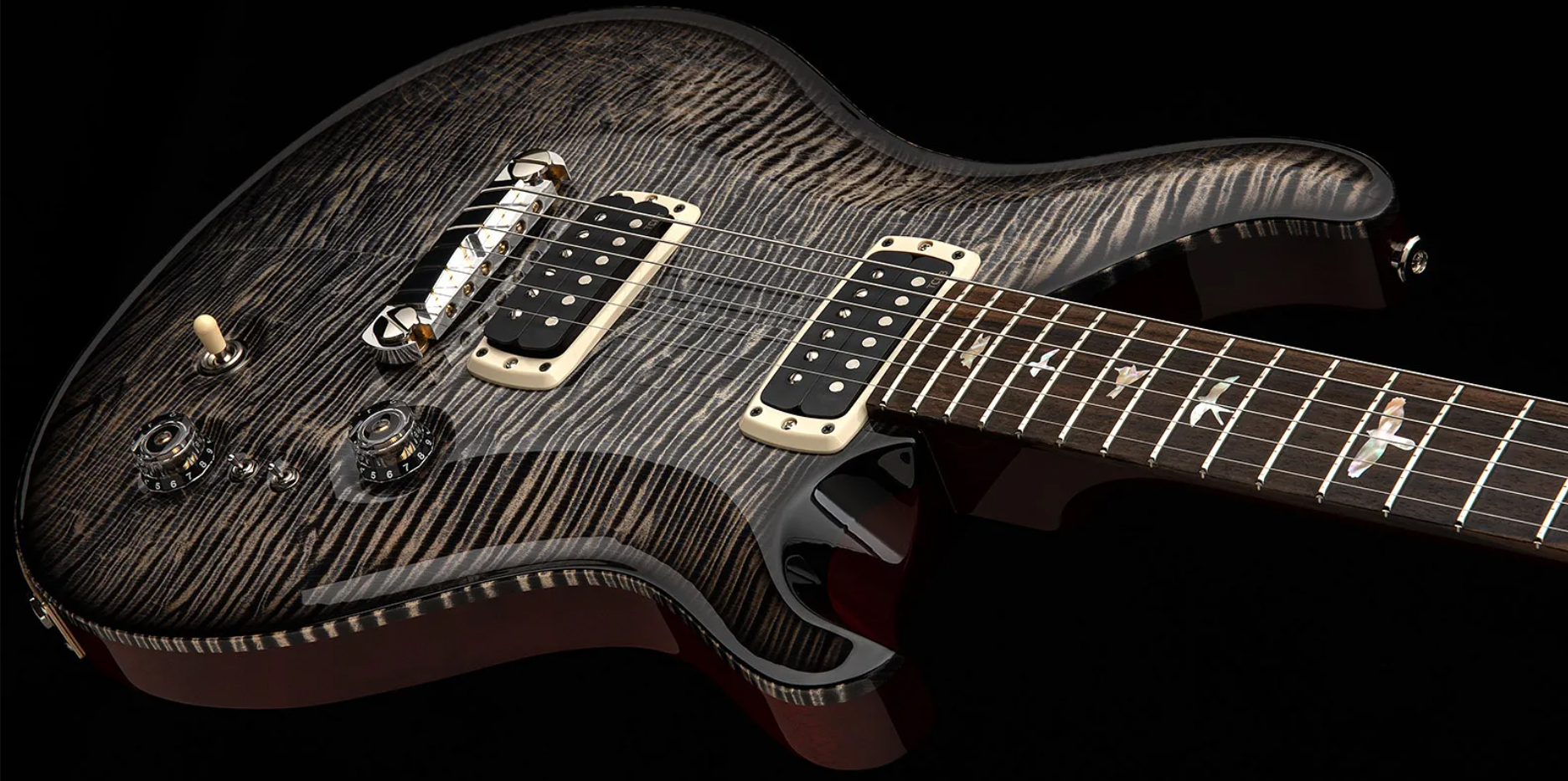 Prs Charcoal Phoenix Ltd Usa 2h Ht Rw - Grey - Str shape electric guitar - Variation 1