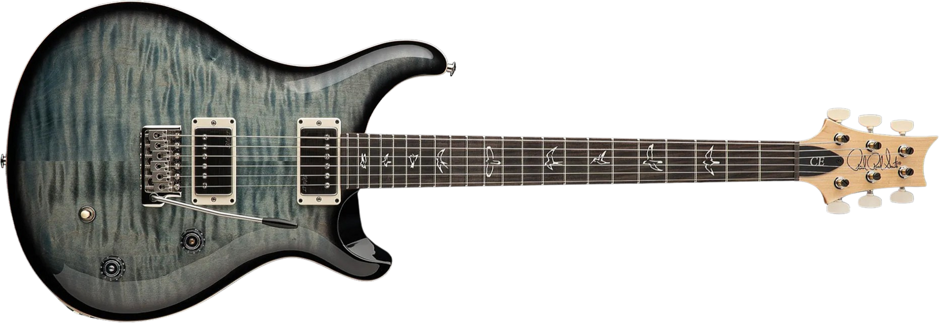 Prs Ce 22 Bolt-on Usa Ltd 2h Trem Rw - Faded Blue Smokeburst - Double cut electric guitar - Main picture