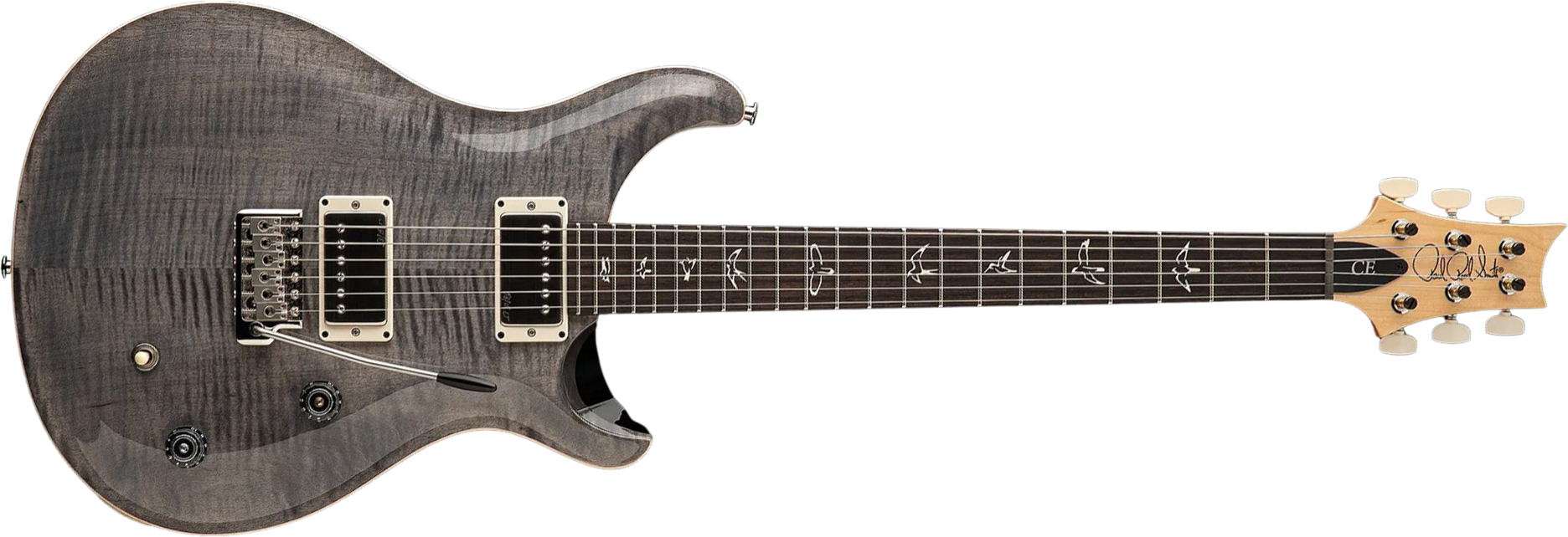 Prs Ce 22 Bolt-on Usa Ltd 2h Trem Rw - Faded Gray Black - Double cut electric guitar - Main picture